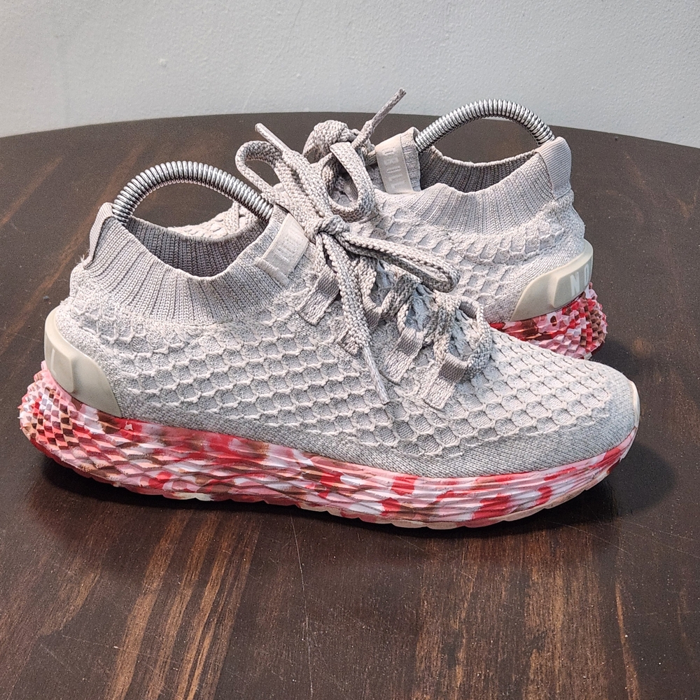 NOBULL Allday Knit Women's 7.5 Gray Pink Camo Atheltic Training Running Sneakers - Picture 2 of 12